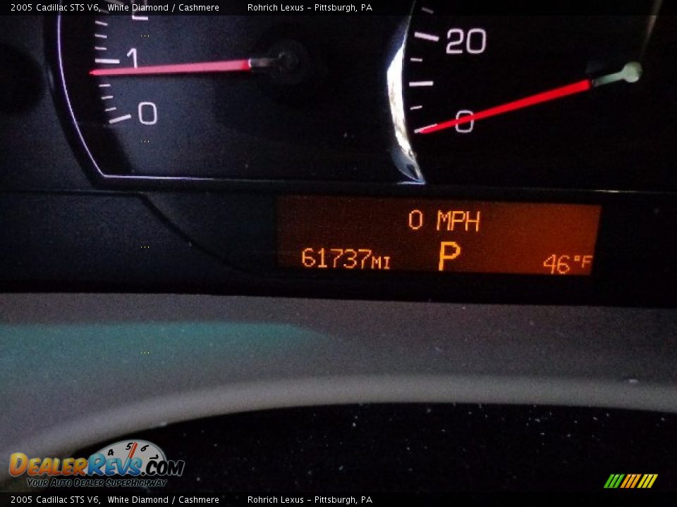 2005 Cadillac STS V6 White Diamond / Cashmere Photo #8