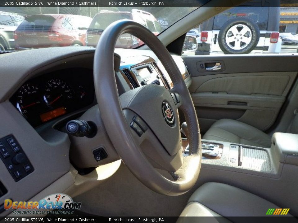 2005 Cadillac STS V6 White Diamond / Cashmere Photo #18