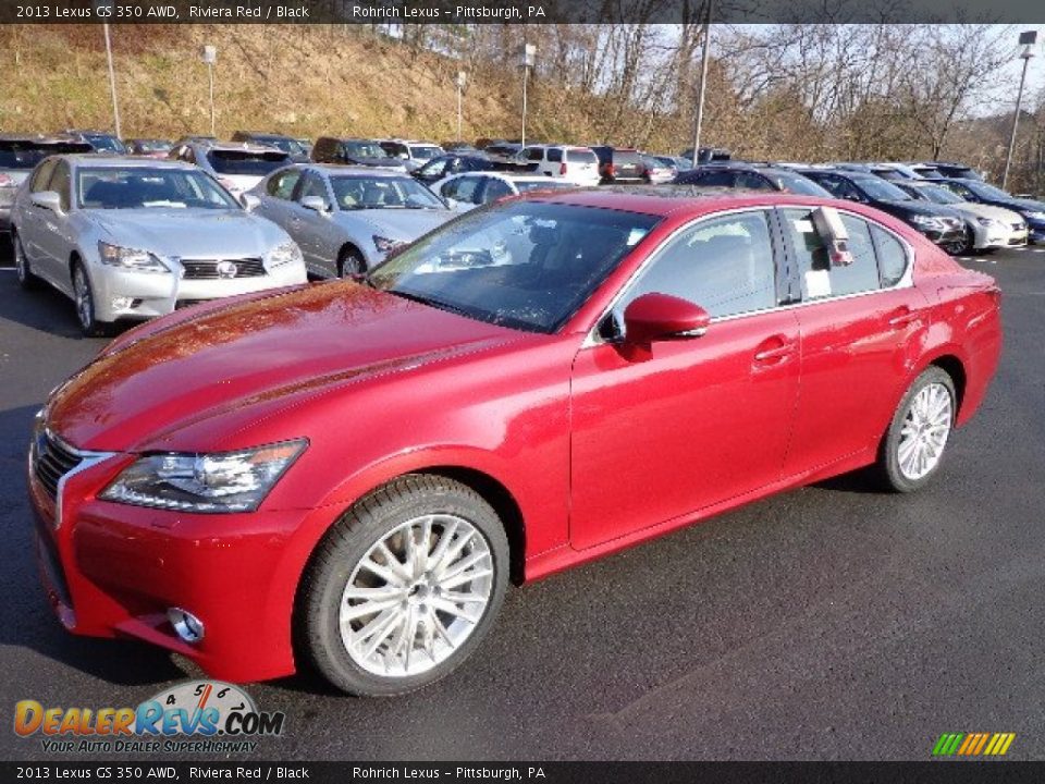 2013 Lexus GS 350 AWD Riviera Red / Black Photo #8
