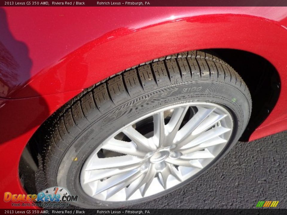 2013 Lexus GS 350 AWD Riviera Red / Black Photo #9