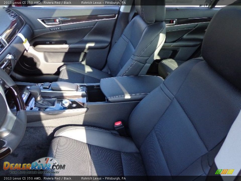 2013 Lexus GS 350 AWD Riviera Red / Black Photo #10