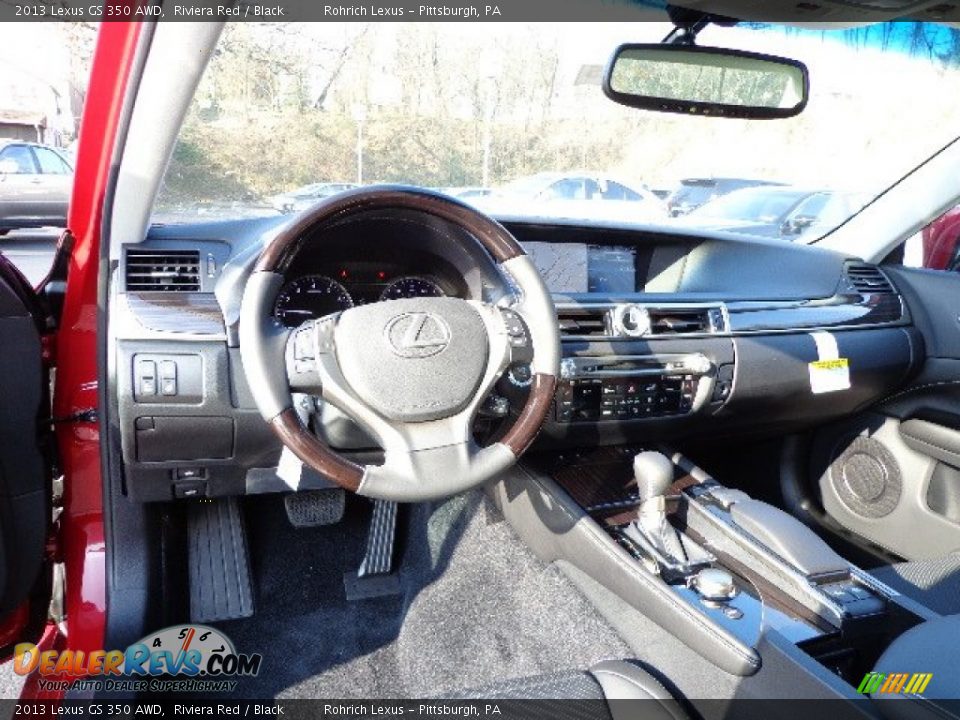 2013 Lexus GS 350 AWD Riviera Red / Black Photo #12