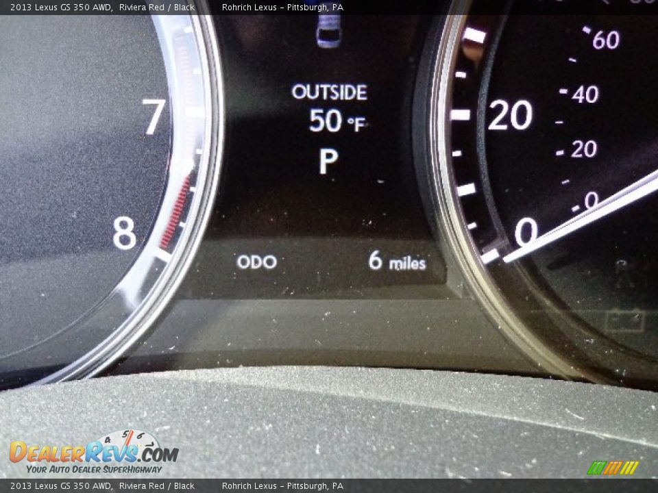 2013 Lexus GS 350 AWD Riviera Red / Black Photo #20