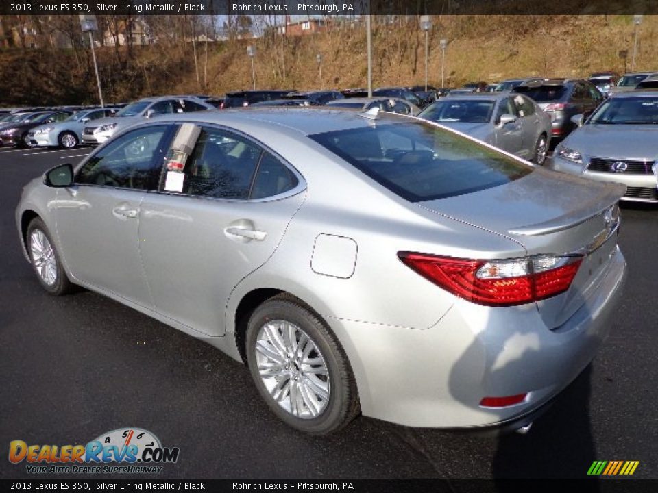 2013 Lexus ES 350 Silver Lining Metallic / Black Photo #2