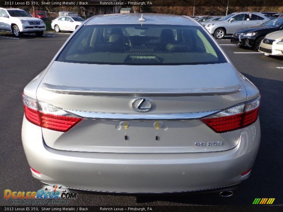 2013 Lexus ES 350 Silver Lining Metallic / Black Photo #3