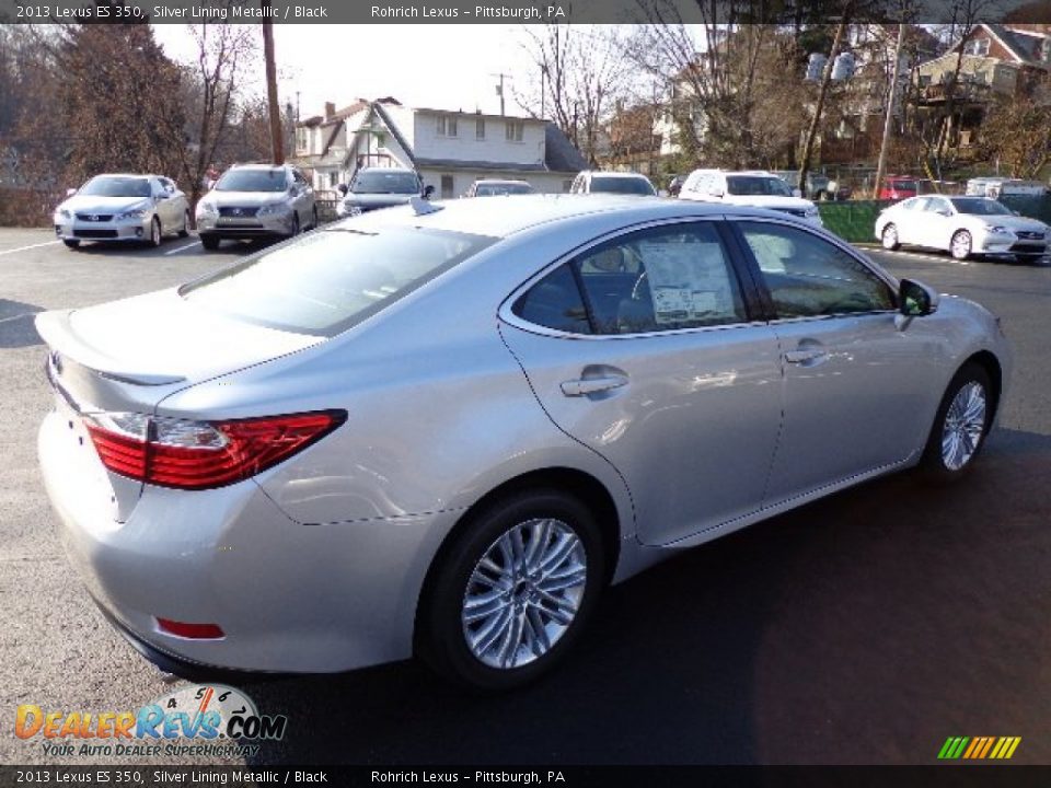 2013 Lexus ES 350 Silver Lining Metallic / Black Photo #4