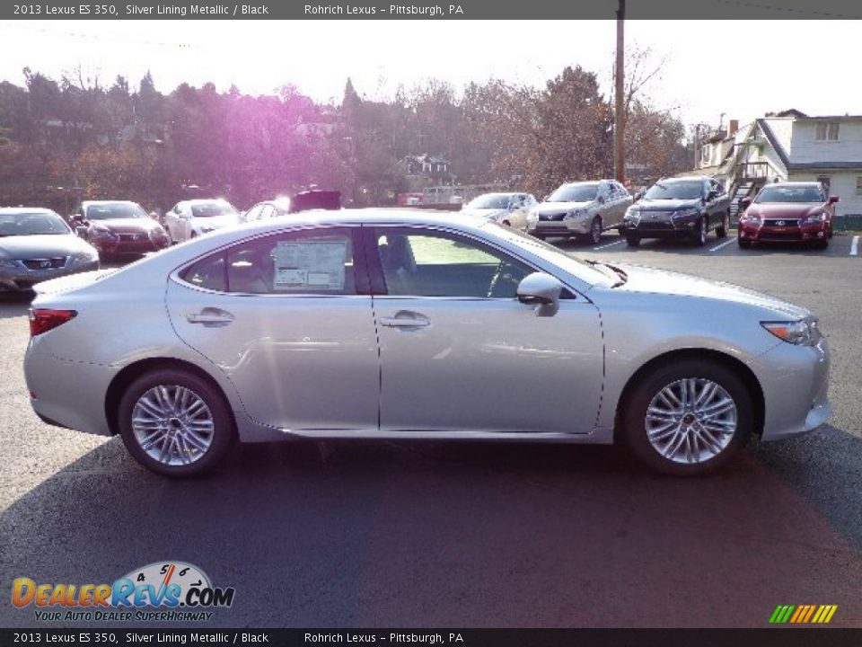 2013 Lexus ES 350 Silver Lining Metallic / Black Photo #5