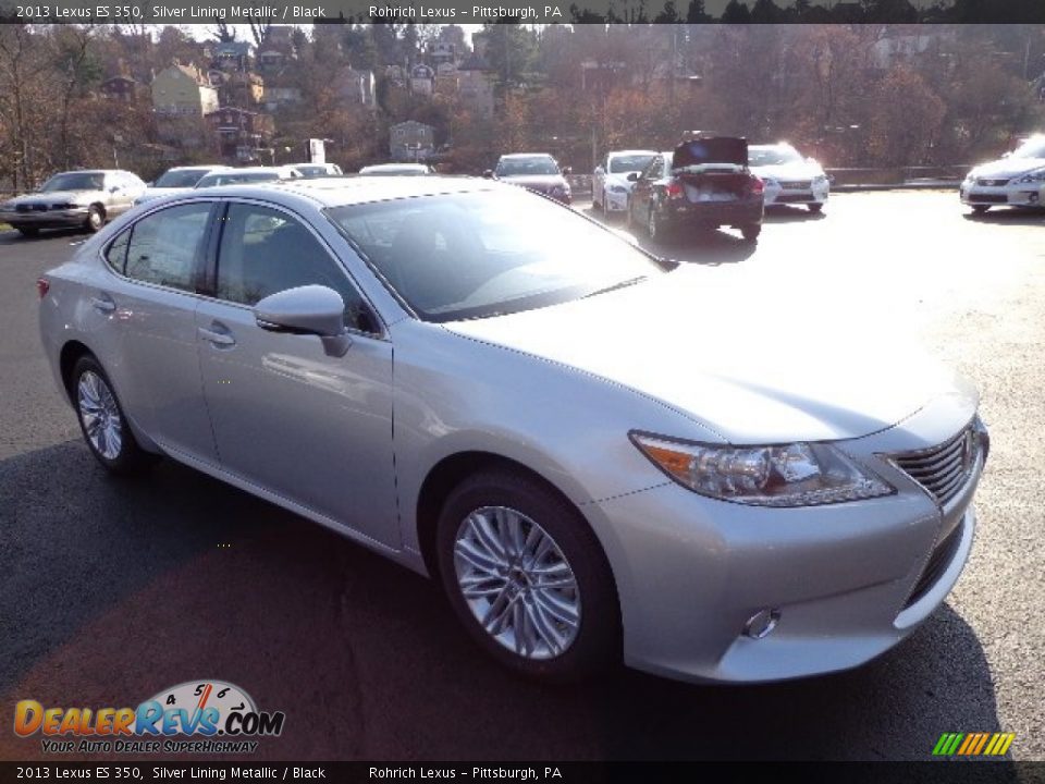 2013 Lexus ES 350 Silver Lining Metallic / Black Photo #6