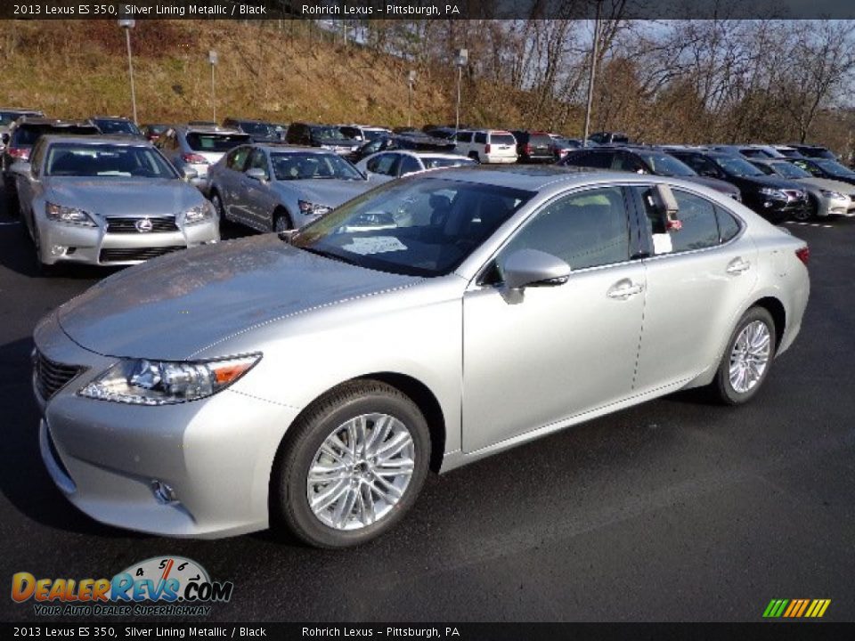 2013 Lexus ES 350 Silver Lining Metallic / Black Photo #8