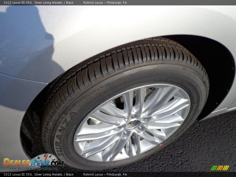 2013 Lexus ES 350 Silver Lining Metallic / Black Photo #9