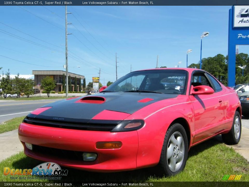 1990 Toyota Celica GT-S Super Red / Black Photo #1