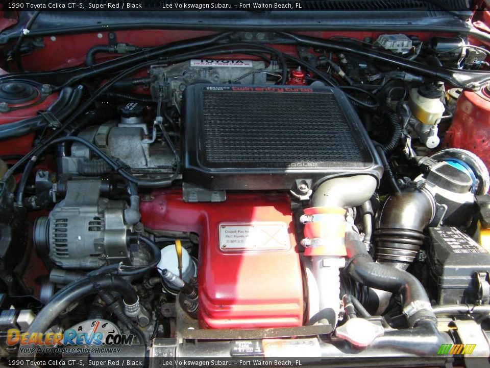 1990 Toyota Celica GT-S Super Red / Black Photo #8