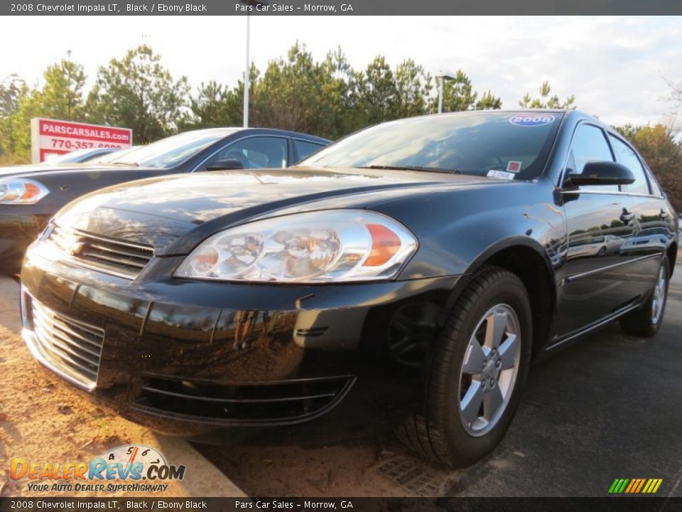 2008 Chevrolet Impala LT Black / Ebony Black Photo #1