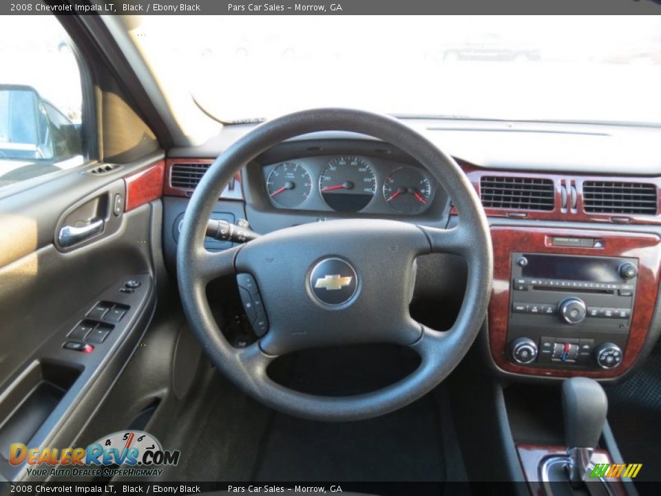 2008 Chevrolet Impala LT Black / Ebony Black Photo #9