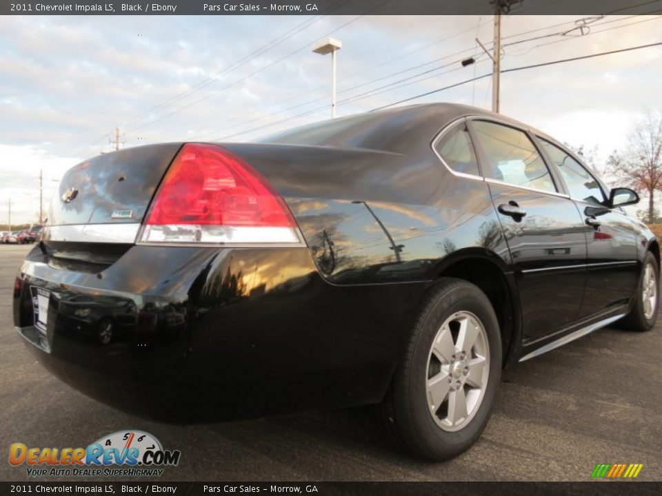 2011 Chevrolet Impala LS Black / Ebony Photo #3