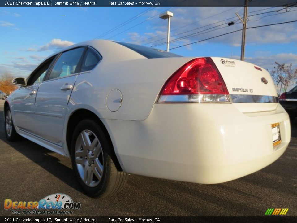 2011 Chevrolet Impala LT Summit White / Neutral Photo #2