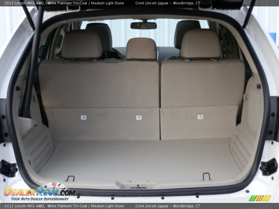 2013 Lincoln MKX AWD White Platinum Tri-Coat / Medium Light Stone Photo #7