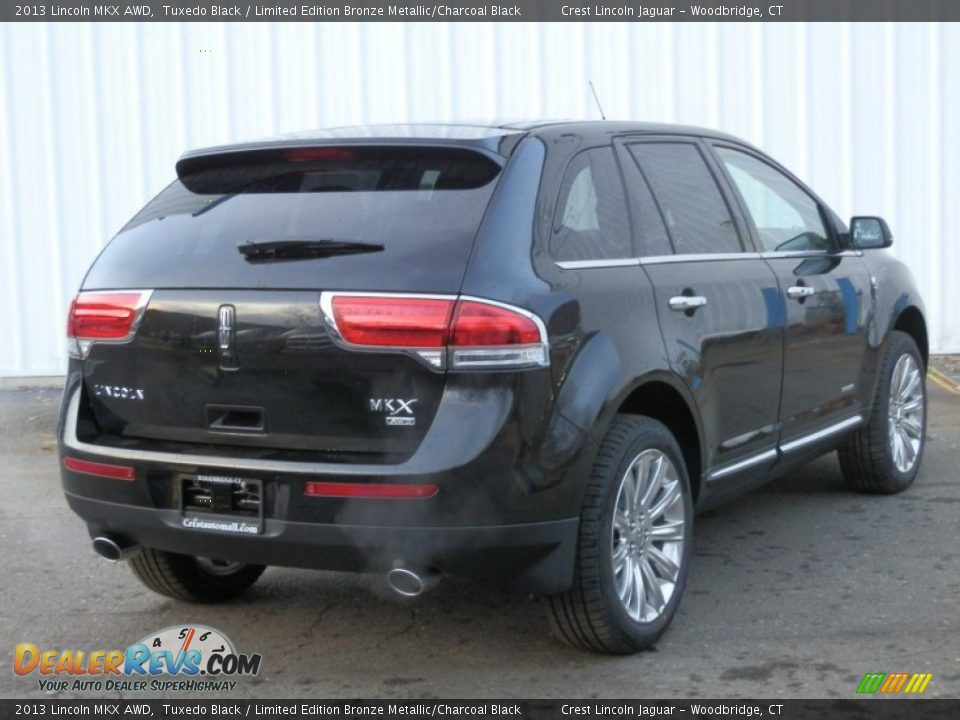 2013 Lincoln MKX AWD Tuxedo Black / Limited Edition Bronze Metallic/Charcoal Black Photo #4