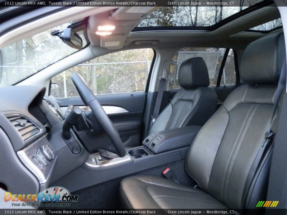 2013 Lincoln MKX AWD Tuxedo Black / Limited Edition Bronze Metallic/Charcoal Black Photo #8