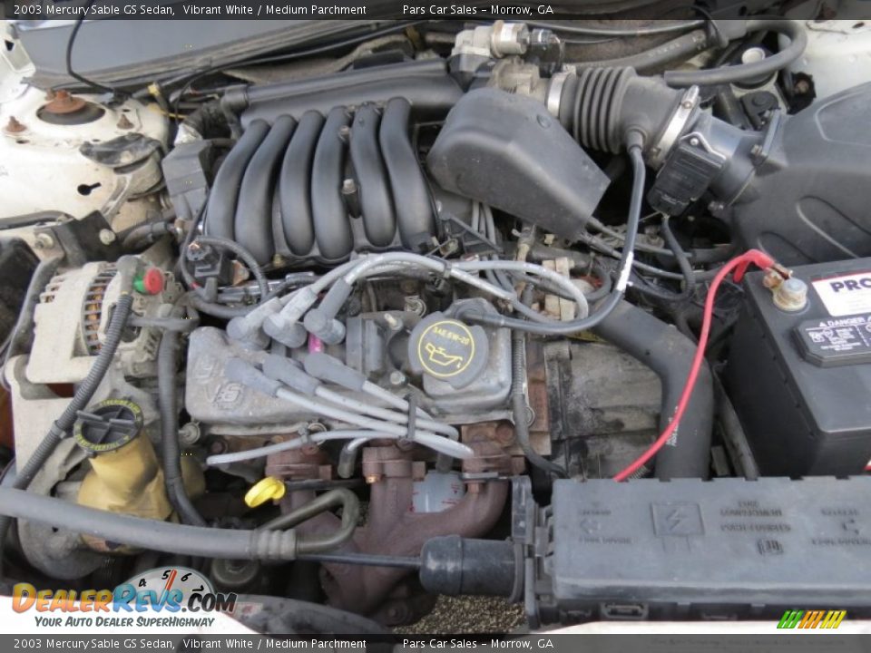 2003 Mercury Sable GS Sedan 3.0 Liter OHV 12-Valve V6 Engine Photo #13