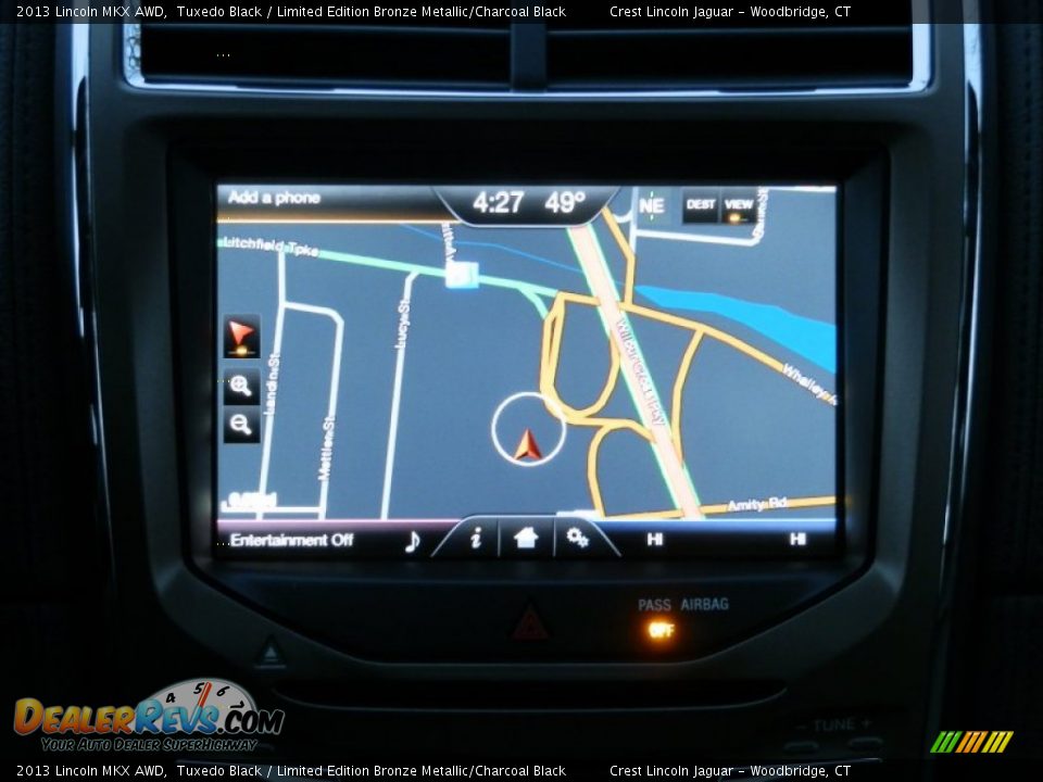 2013 Lincoln MKX AWD Tuxedo Black / Limited Edition Bronze Metallic/Charcoal Black Photo #16