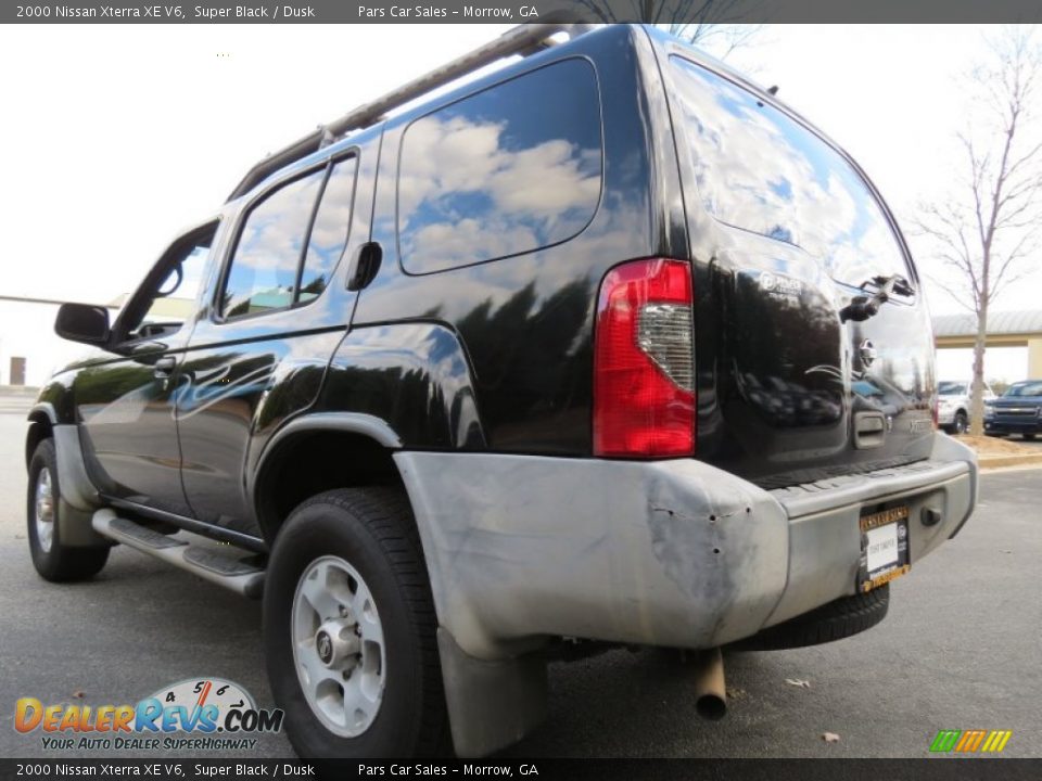 2000 Nissan Xterra XE V6 Super Black / Dusk Photo #2