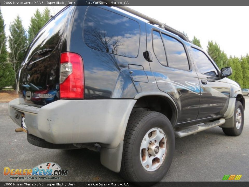 2000 Nissan Xterra XE V6 Super Black / Dusk Photo #3