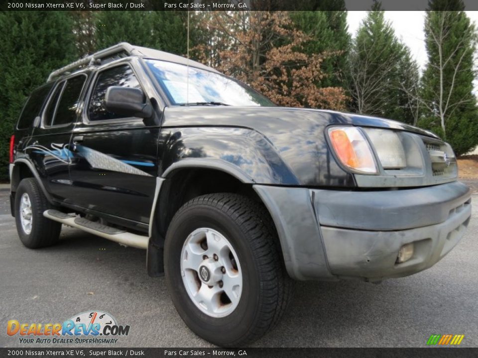 2000 Nissan Xterra XE V6 Super Black / Dusk Photo #4