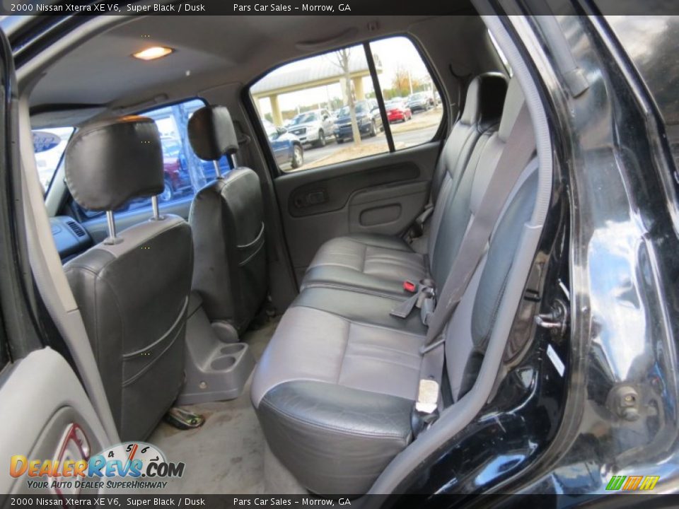 2000 Nissan Xterra XE V6 Super Black / Dusk Photo #8