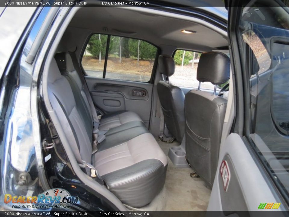 2000 Nissan Xterra XE V6 Super Black / Dusk Photo #10