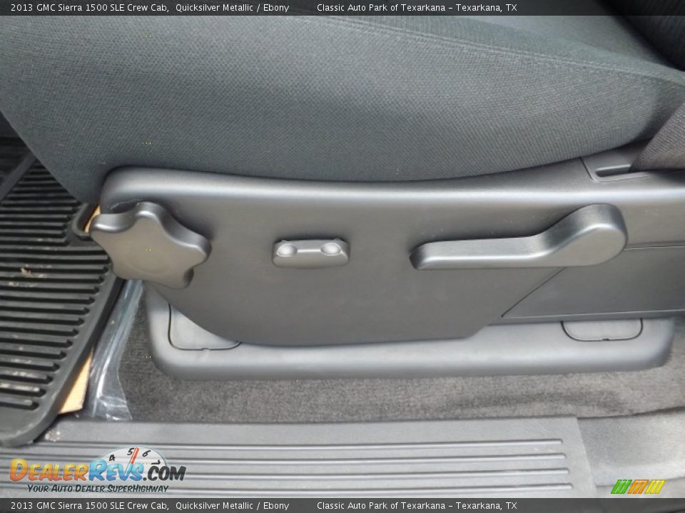 2013 GMC Sierra 1500 SLE Crew Cab Quicksilver Metallic / Ebony Photo #12