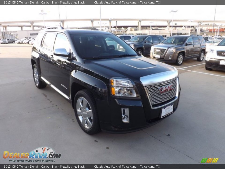 2013 GMC Terrain Denali Carbon Black Metallic / Jet Black Photo #7