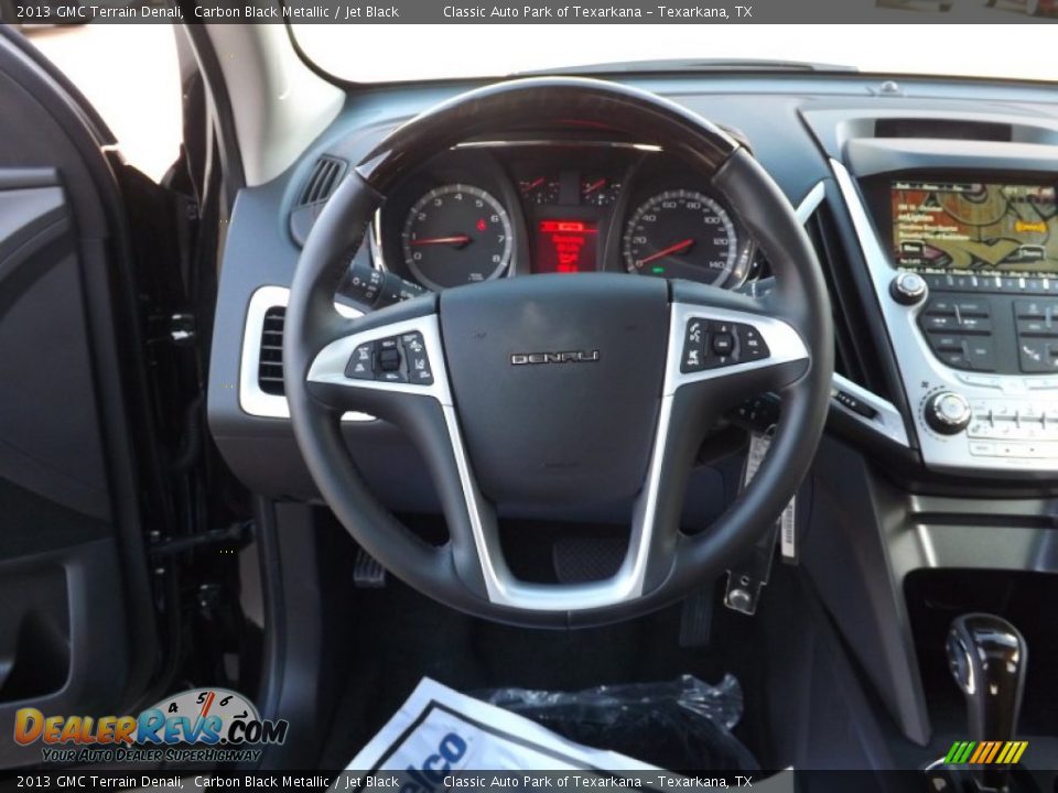 2013 GMC Terrain Denali Carbon Black Metallic / Jet Black Photo #10