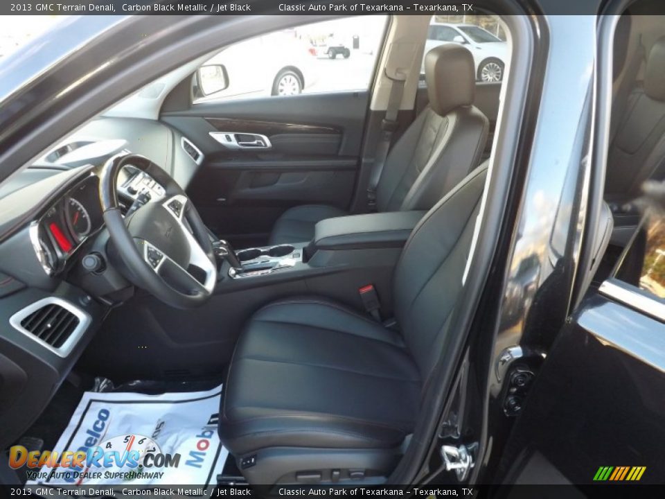 2013 GMC Terrain Denali Carbon Black Metallic / Jet Black Photo #12