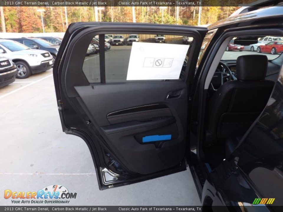 2013 GMC Terrain Denali Carbon Black Metallic / Jet Black Photo #17