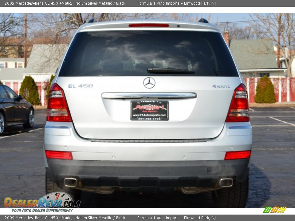 2009 Mercedes-Benz GL 450 4Matic Iridium Silver Metallic / Black Photo #6