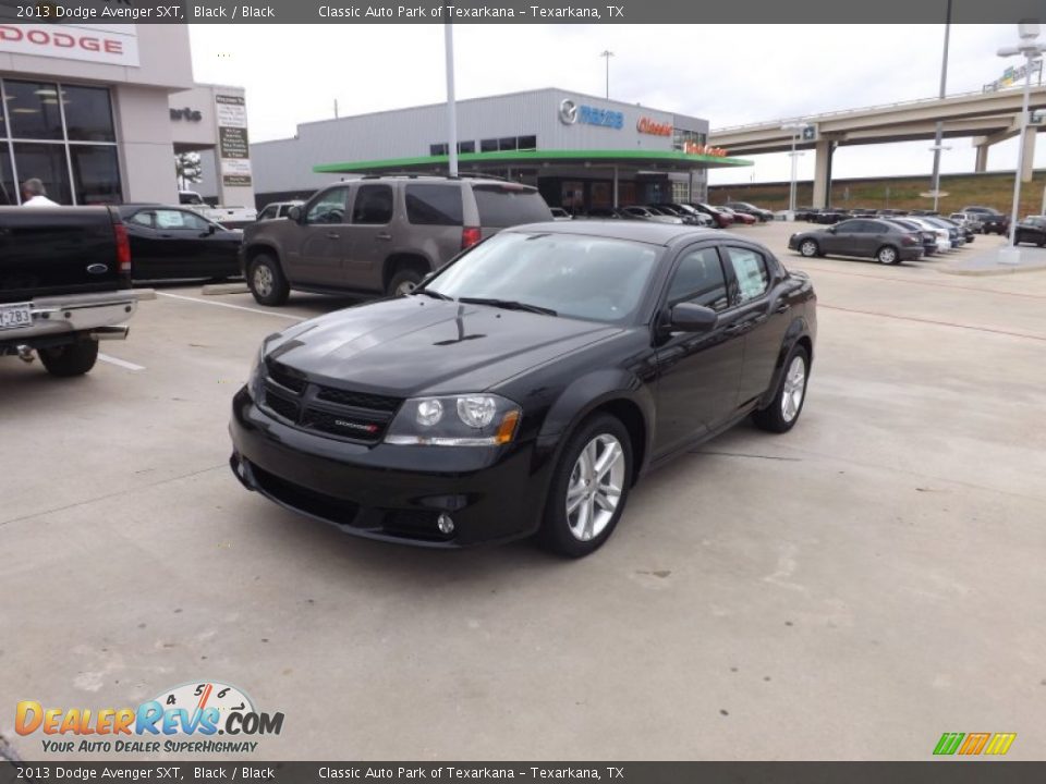 2013 Dodge Avenger SXT Black / Black Photo #1