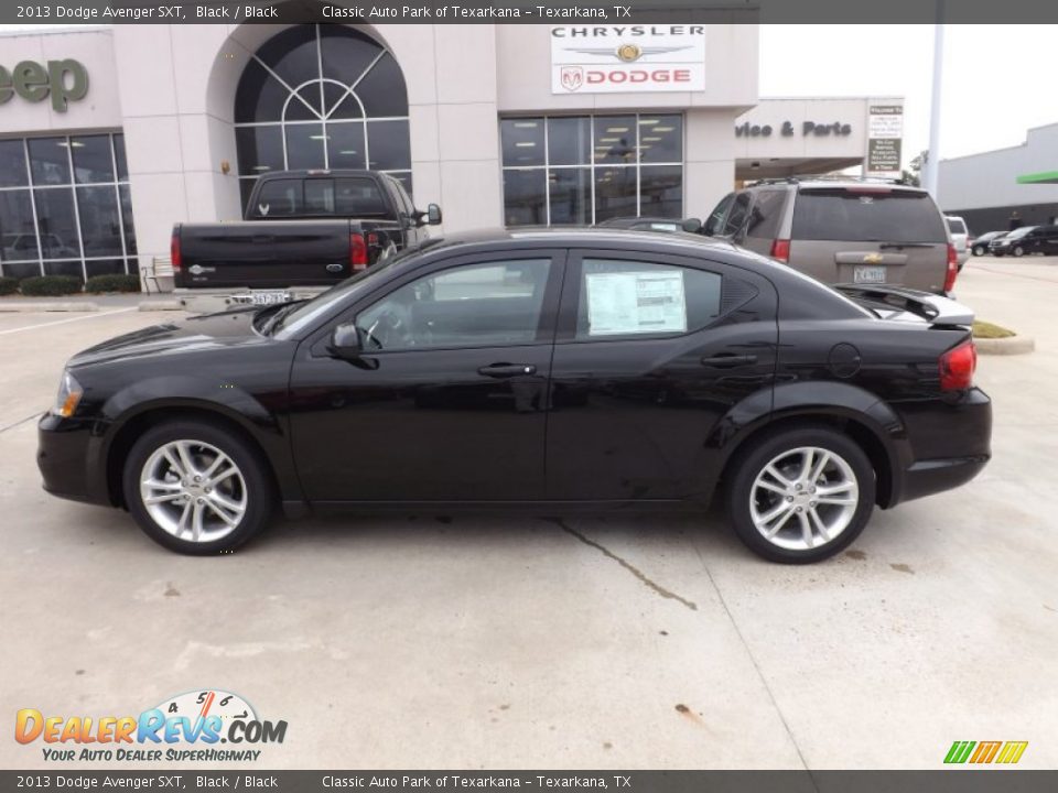 2013 Dodge Avenger SXT Black / Black Photo #2