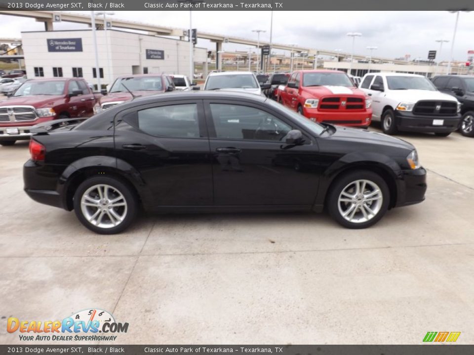 2013 Dodge Avenger SXT Black / Black Photo #6
