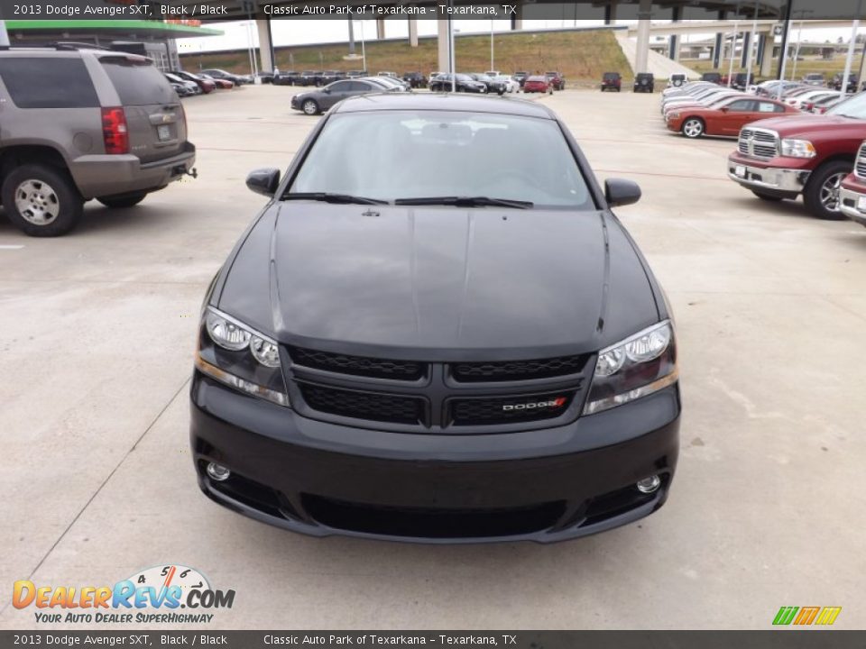2013 Dodge Avenger SXT Black / Black Photo #8