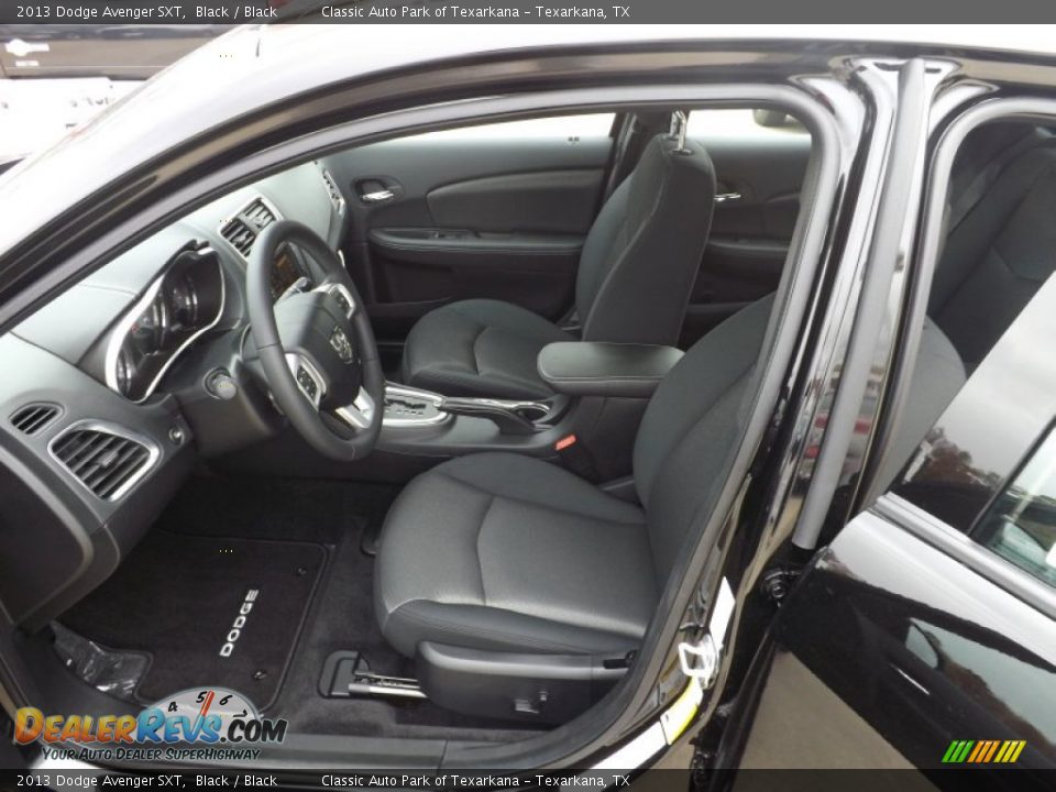 2013 Dodge Avenger SXT Black / Black Photo #11