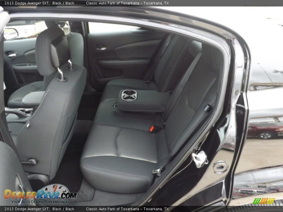 2013 Dodge Avenger SXT Black / Black Photo #13
