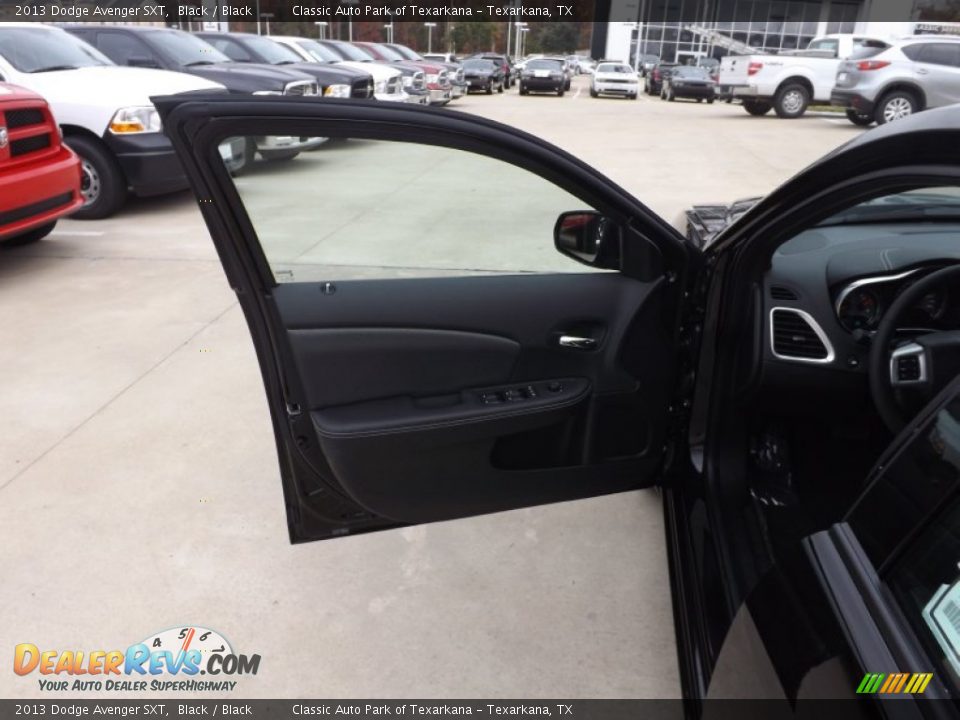 2013 Dodge Avenger SXT Black / Black Photo #14