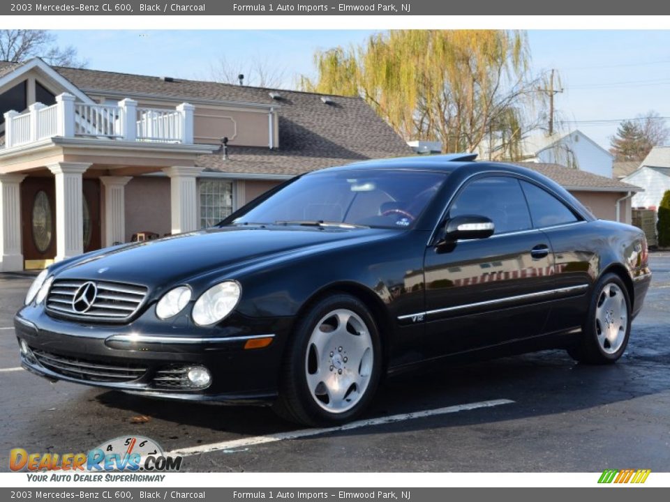 2003 Mercedes-Benz CL 600 Black / Charcoal Photo #1