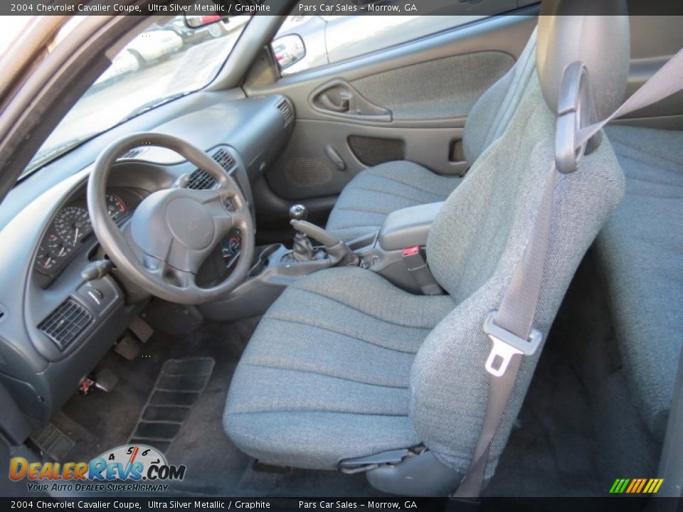2004 Chevrolet Cavalier Coupe Ultra Silver Metallic / Graphite Photo #6