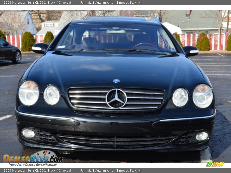 2003 Mercedes-Benz CL 600 Black / Charcoal Photo #3