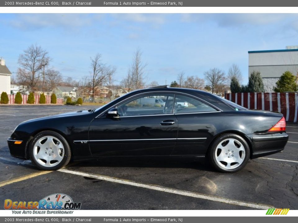 2003 Mercedes-Benz CL 600 Black / Charcoal Photo #4