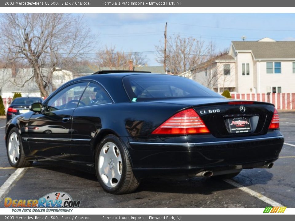 2003 Mercedes-Benz CL 600 Black / Charcoal Photo #5