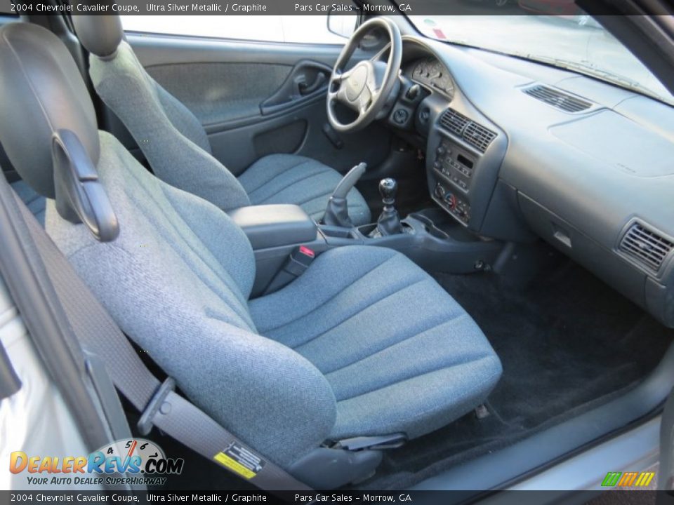 2004 Chevrolet Cavalier Coupe Ultra Silver Metallic / Graphite Photo #11