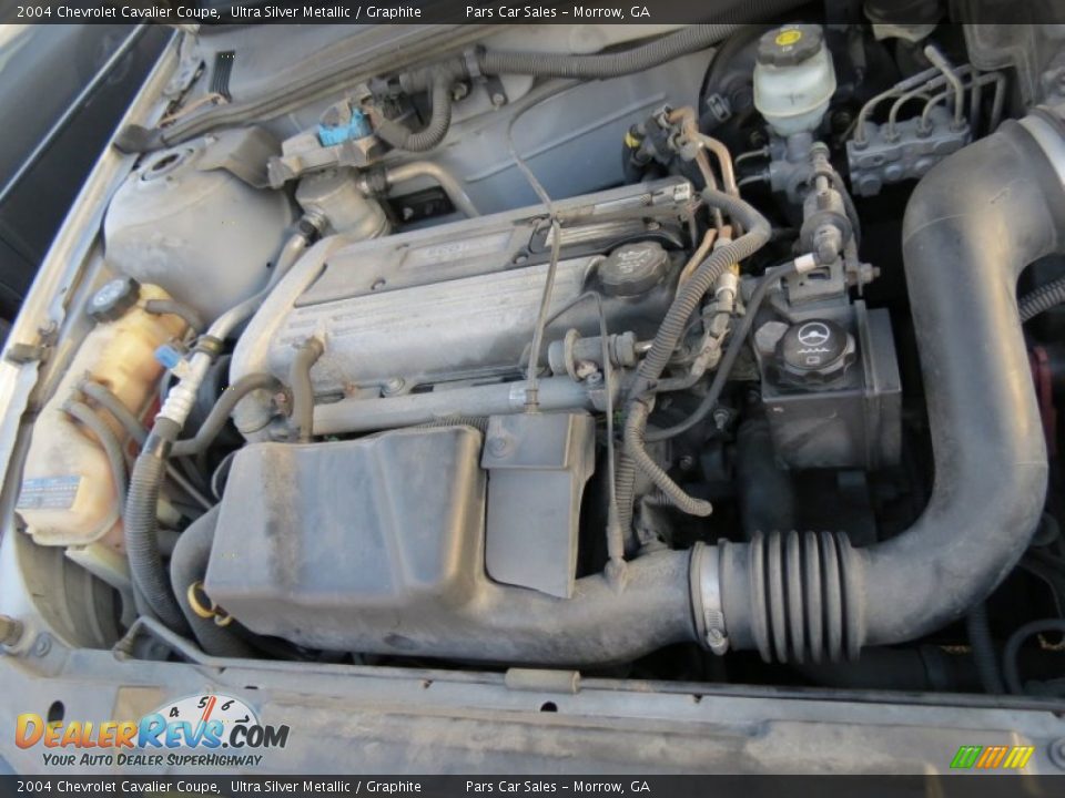 2004 Chevrolet Cavalier Coupe Ultra Silver Metallic / Graphite Photo #12